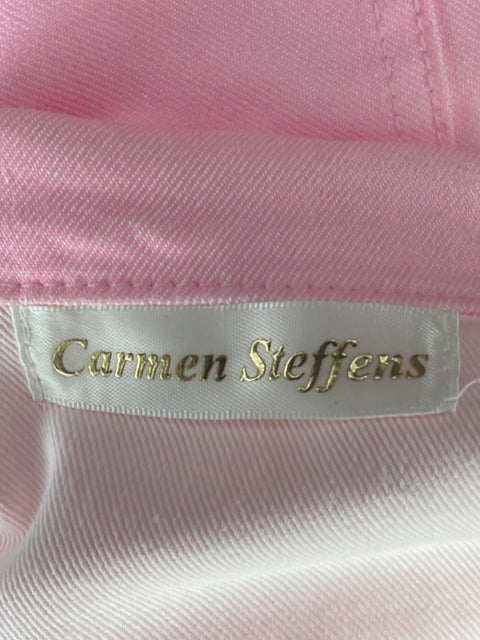 Set Carmen Steffens Denim Short+chaqueta Rosado - Talla 38