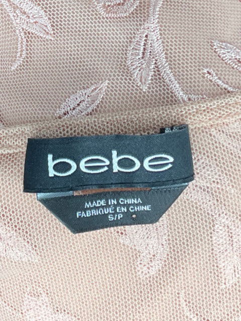 Vestido Bebe Bordado Mini Rosado - Talla S