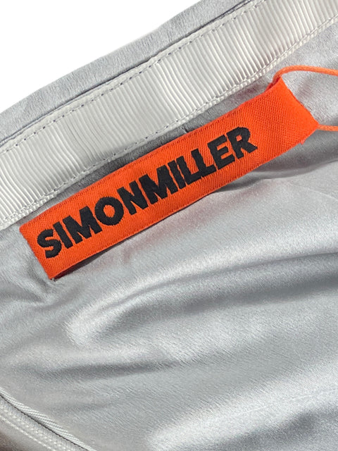 Falda Simon Miller Lentejuelas Midi Plateado - Talla XS