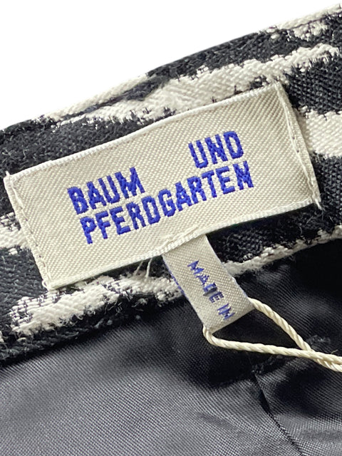 Falda Baum Und Perdgarten Zebra Estampado Negro - Talla 34