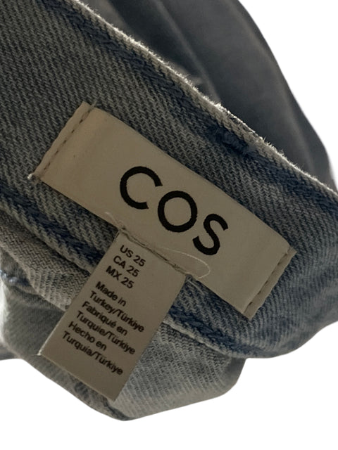 Bermuda Cos Pinzas Relaxed fit Azul - Talla 25