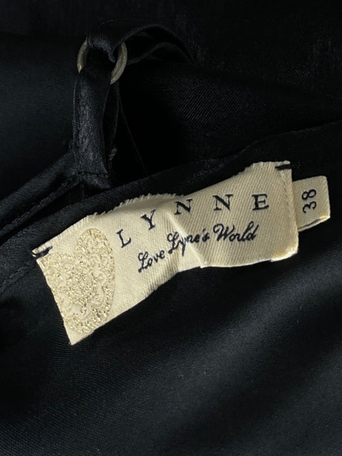 Top Lynne Tirantes Satinado Negro - Talla 38