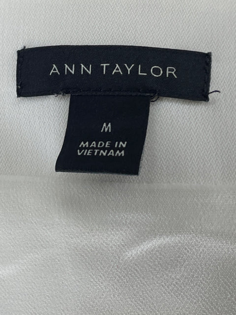 Blusa Ann Taylor Fluida Blanco - Talla M
