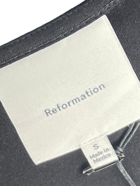 Abrigo Reformation Cuello v Negro - Talla S