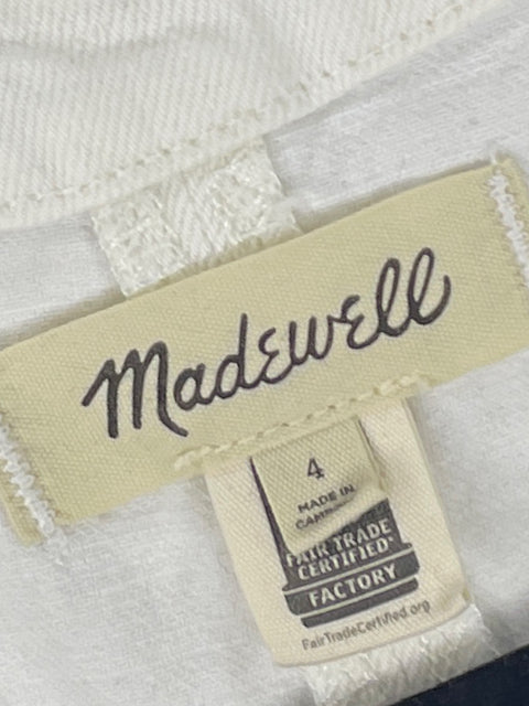 Chaleco Madewell Denim Blanco - Talla 4