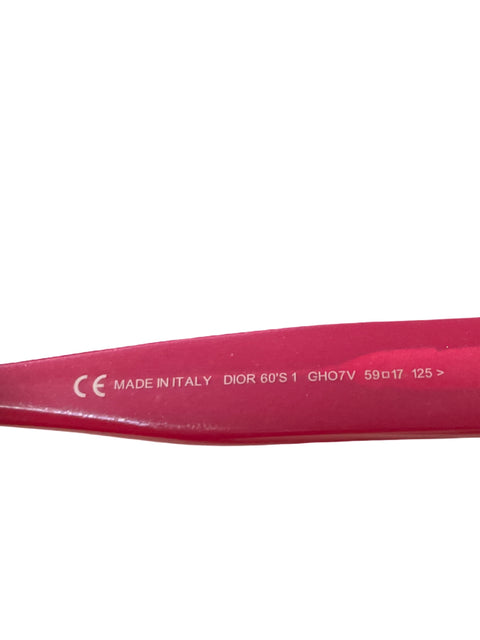 Lentes De Sol Christian Dior Rojo - Talla U