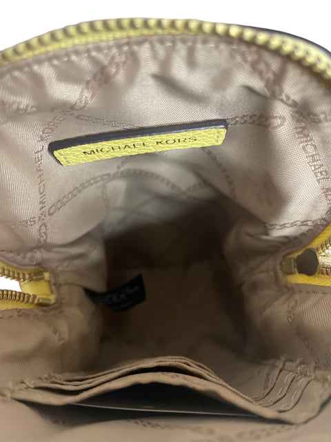 Cartera Michael Kors Correa Cruzado Bandolera Amarillo - Talla U