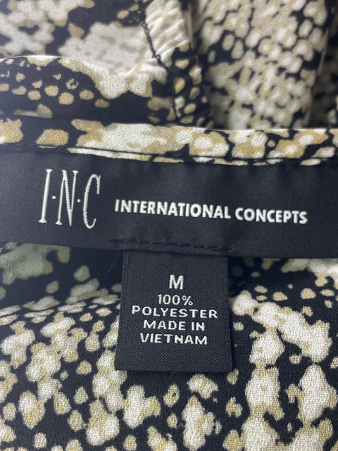 Blusa Inc Estampado Tiras Manga larga Marrón - Talla M
