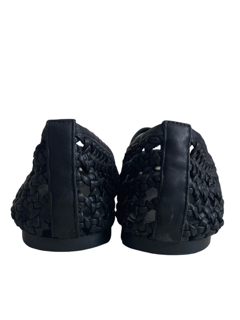 Zapato Cushionaire Bajos Tejidos Punta cerrada Negro - Talla 8