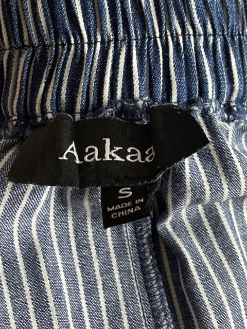 Set Aakaa Falda+top Rayas Azul - Talla S
