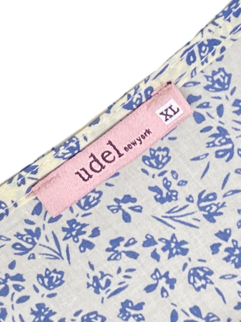 Blusa Udel Estampado Floral Azul - Talla XL