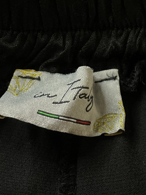 Pantalón In Italy Satinado Negro - Talla S