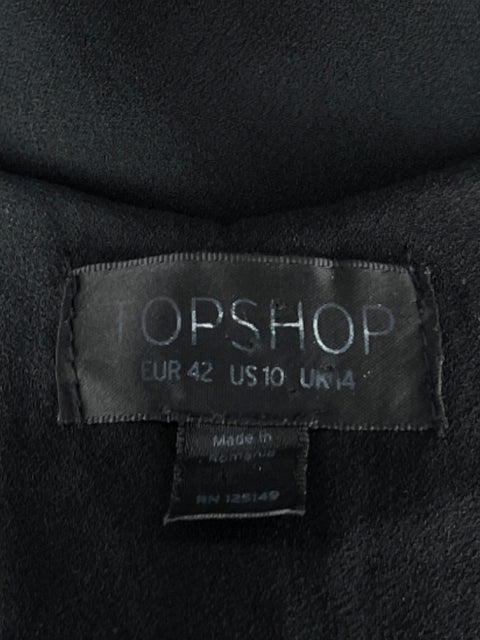 Mono Topshop Tirantes Negro - Talla 10