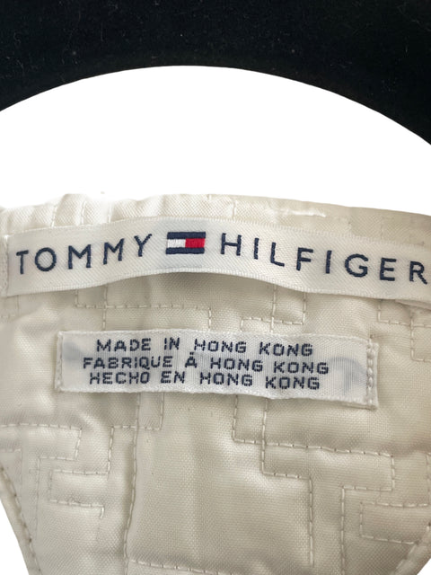 Chaqueta Tommy Hilfiger Zipper Sin mangas Bolsillo Blanco - Talla M
