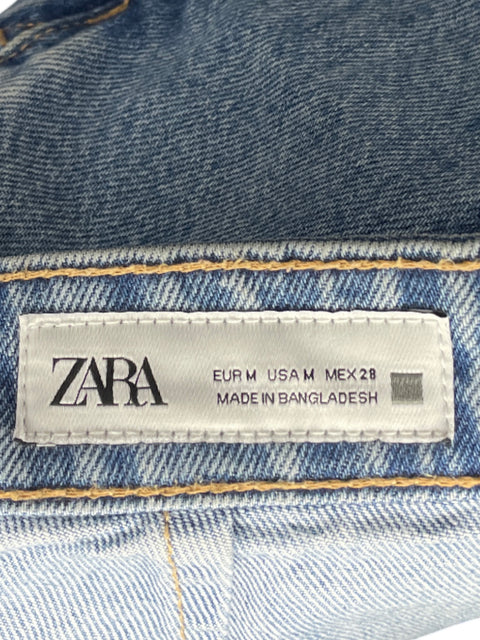 Faldashort Zara Denim Azul - Talla M