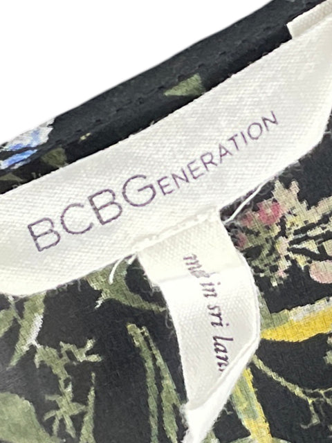 Romper Bcbgeneration Estampado Floral Negro - Talla 4