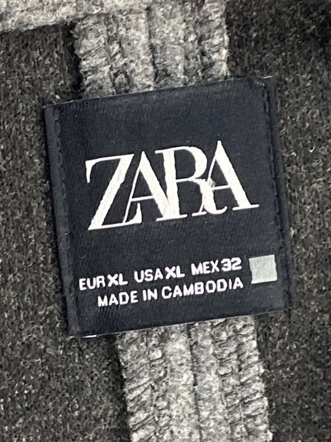 Abrigo Zara Gris - Talla XL