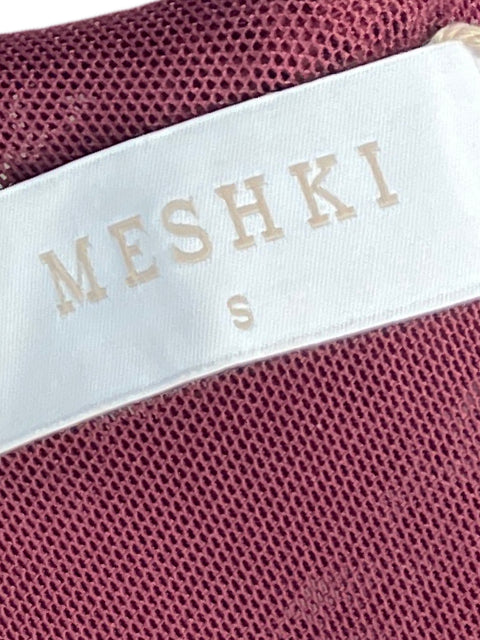 Vestido De Fiesta Meshki Brillo Rojo - Talla S