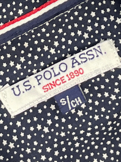 Camisa Polo Azul - Talla S