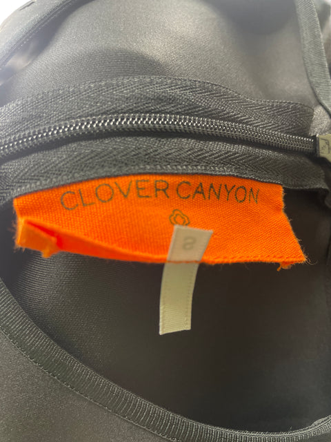 Vestido Clover Canyon Troquelado Ajustado Sin mangas Negro - Talla S