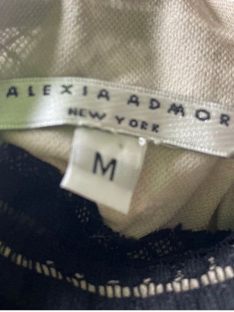 Vestido Alexia Admor Tejido Troquelado Negro - Talla M