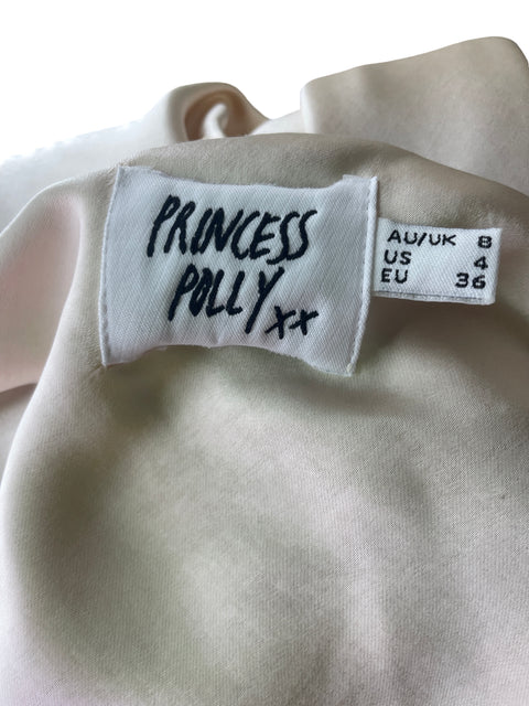 Vestido Princess Polly Tiras Ajustado Beige - Talla 8