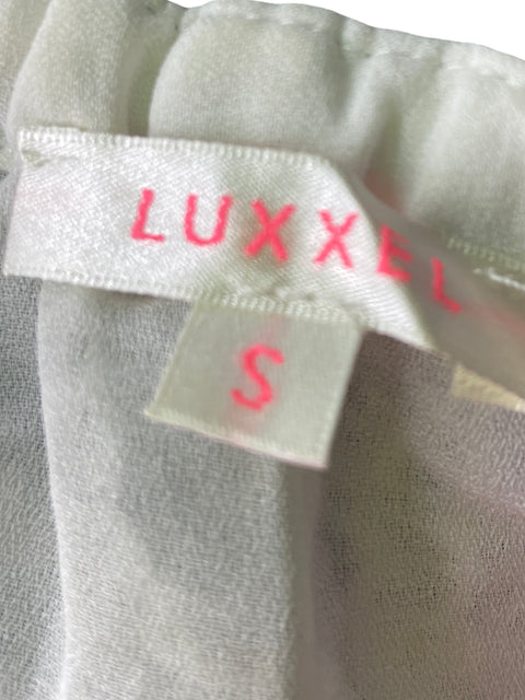 Romper Luxxel Tejido Ruchas Blanco - Talla S