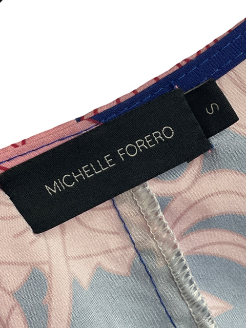 Romper Michelle Forero Estampado Floral Azul - Talla S
