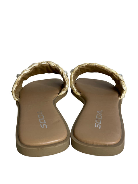 Sandalia Soda Beige - Talla 38