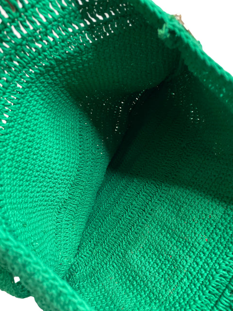 Cartera Clare V Tejida Verde - Talla U