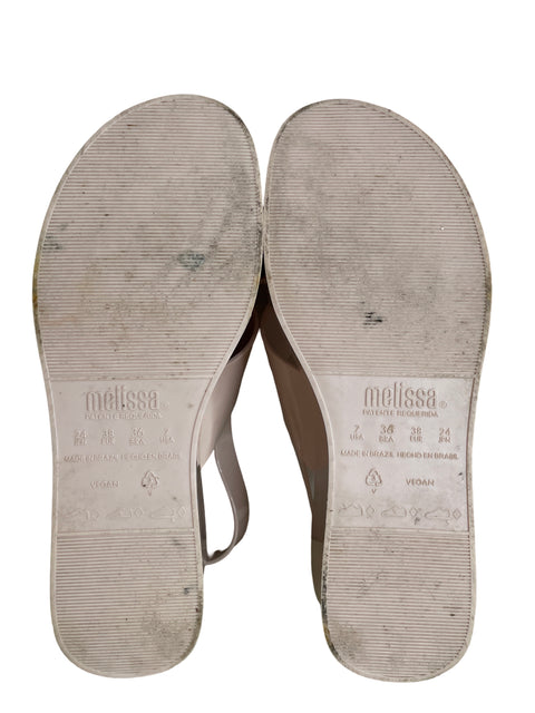 Sandalia Melissa Plataforma Rosado - Talla 7