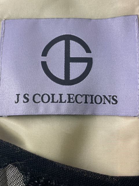 Vestido Js Collections Tejido Ajustado Sin mangas Negro - Talla S