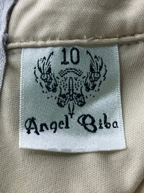 Vestido Angel Biba Mini Sin mangas Morado - Talla 10