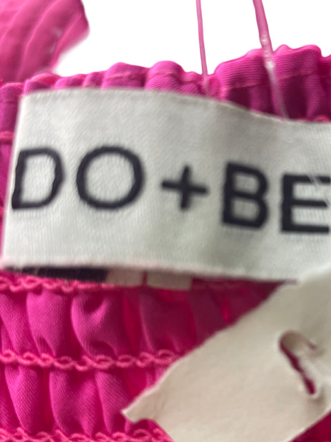 Top Do+be Plisado Crop Rosado - Talla S