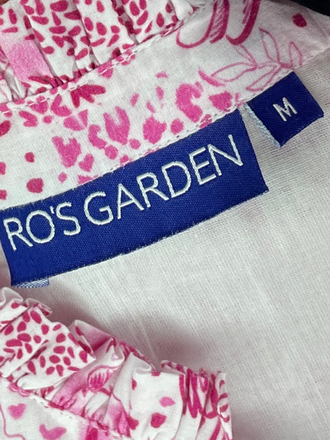 Vestido Ros Garden Estampado Rosado - Talla M