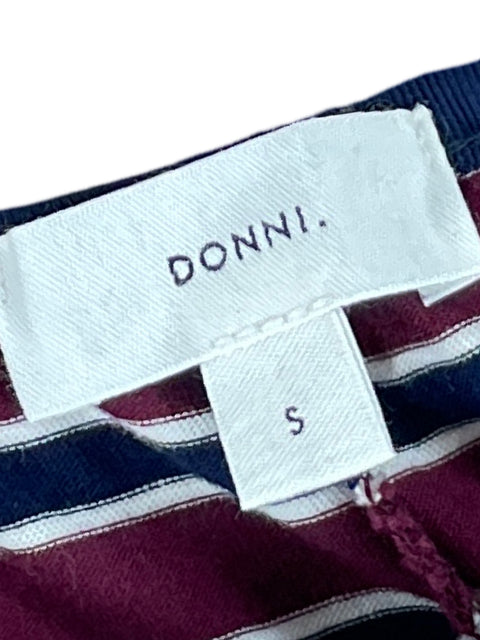 Conjunto Donni Rayas Rojo - Talla S