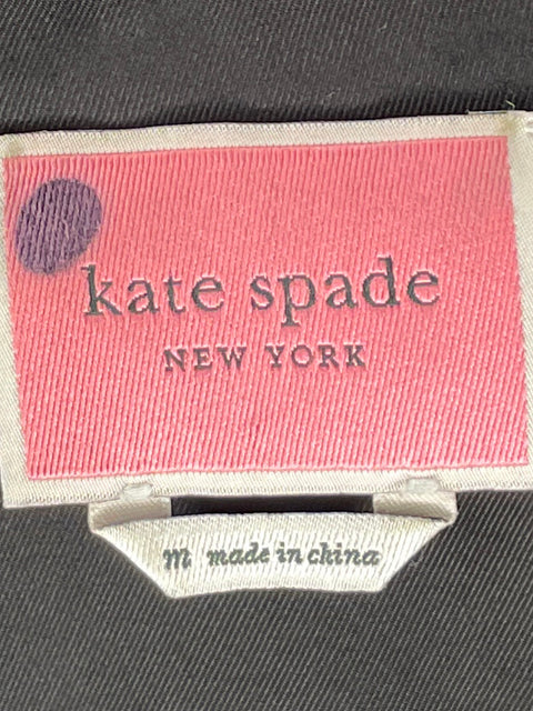 Vestido Kate Spade Estampado Floral Negro - Talla M