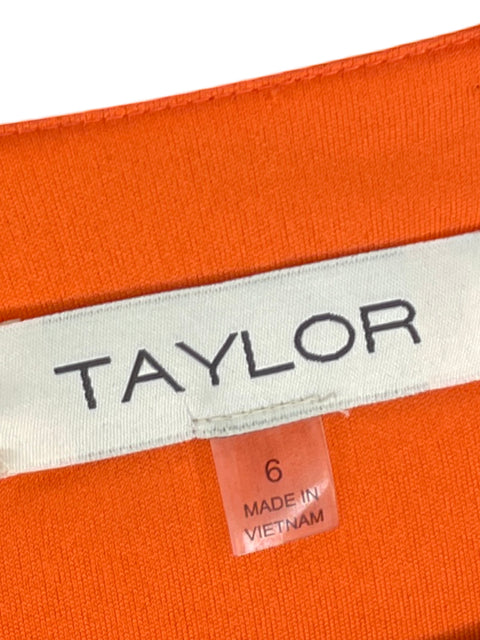Vestido Taylor Midi Estampado Naranja - Talla 6