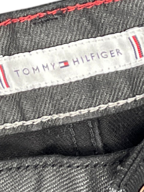 Pantalón Tommy Hilfiger Satinado Negro - Talla 28