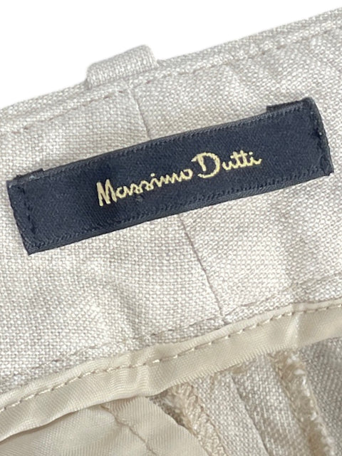 Pantalón Massimo Dutti Cargo Beige - Talla 2