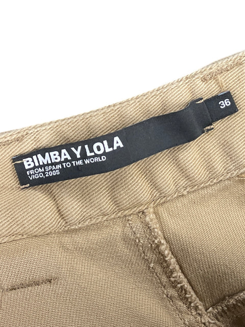 Jean Bimba Y Lola Cargo Beige - Talla 36