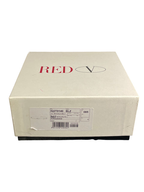 Cinturón Red Valentino Buckle Metalizado Negro - Talla U