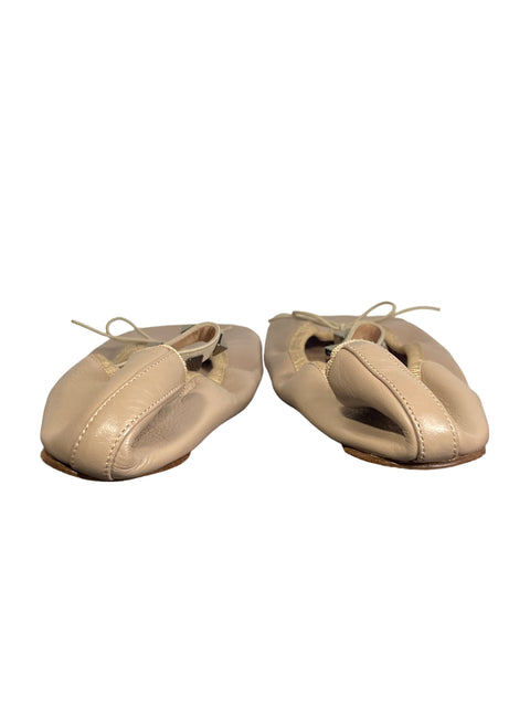 Zapato Valentino Garavani Rockstud Ballet Ballerina Flats Punta redonda Beige - Talla 35