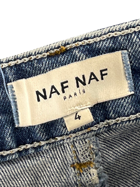 Jean Naf Naf Wide-leg Azul - Talla 4