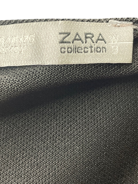 Blusa Zara Liso Manga larga Negro - Talla S