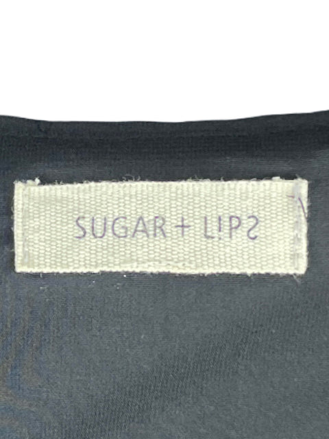Vestido Sugar + Lips Lentejuelas Mini Negro - Talla S