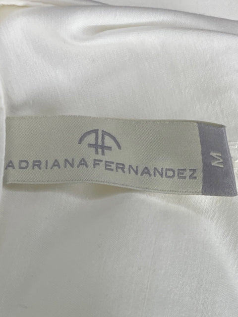 Short Adriana Fernandez Short Tejido Blanco - Talla M