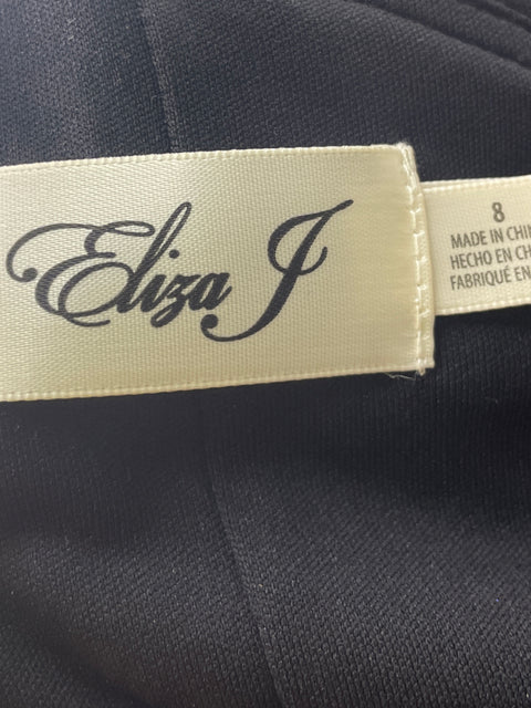 Vestido Eliza J Midi Oneshoulder Marrón - Talla 8