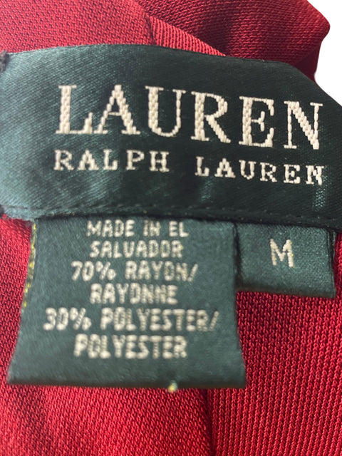 Vestido Ralph Lauren Rojo - Talla M