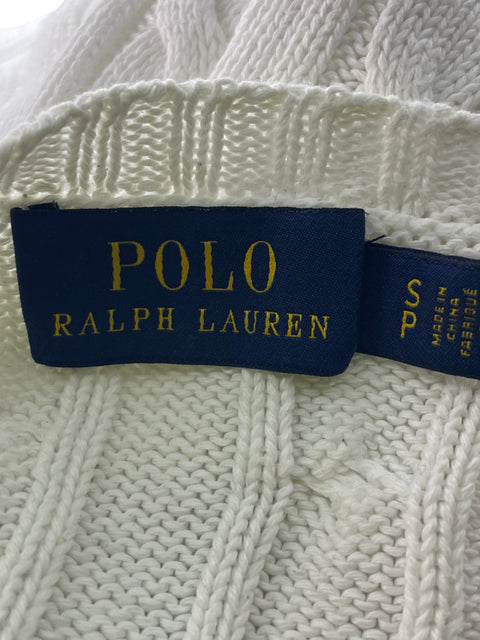 Chaqueta Polo Ralph Lauren Tejido Manga larga Cuello redondo Blanco - Talla S